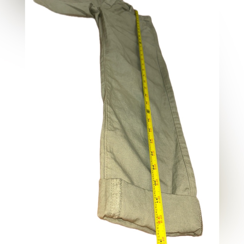 Ag Adriano Goldschmied Womens Olive Green Caden Tailored Trouser Chino Pants 25R - Picture 4 of 10